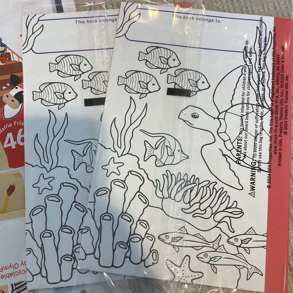 Chick Fil A Kids Meal Books And Bags - Picture 3 of 6